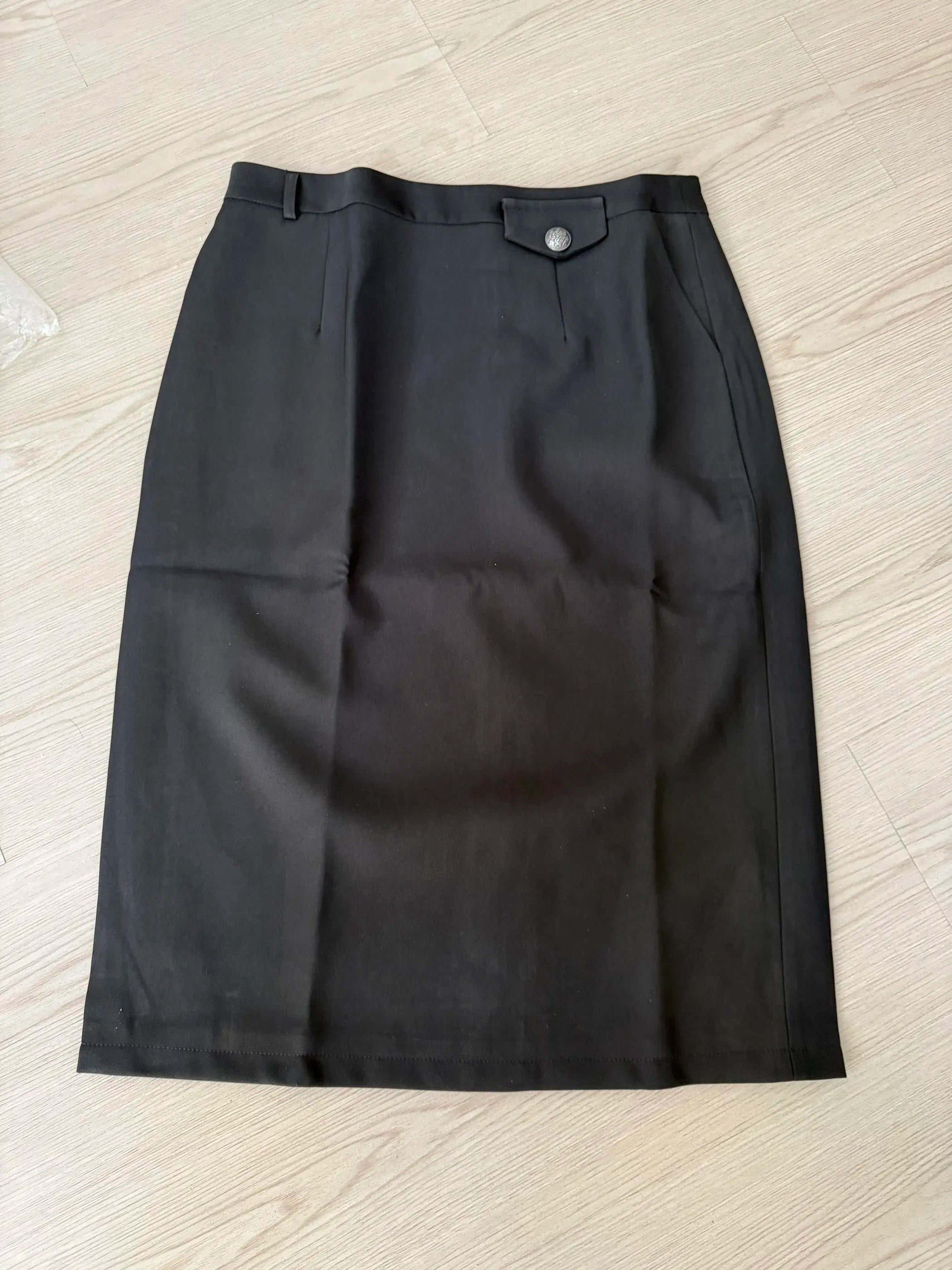 Fashionable Commuter Skirt Slim and Versatile Ladylike Style Straight Skirt Basic Women's Long Skirt Suit Skirt 2026